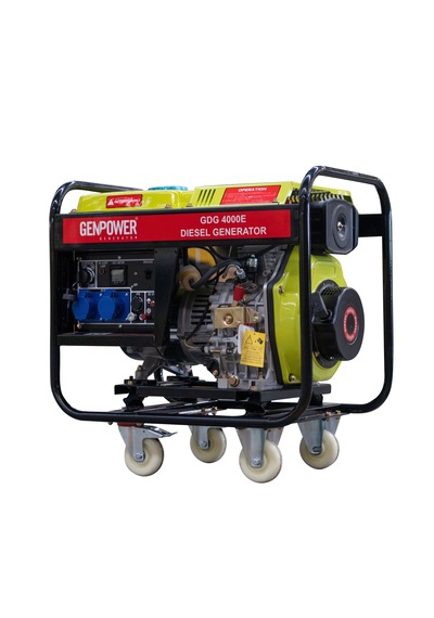 Gdg 4000 E Oto Model 4 Kva Marşlı Dizel Kabinsiz Otomatik Transfer Panolu Monofaze Jeneratör