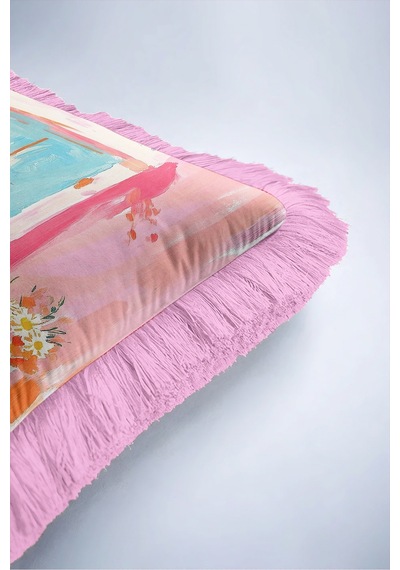 Vespa Çiçekli Yazlık Pastel Saçaklı Yastık Kılıfı - Sanatsal Akdeniz Pembe Püsküllü Kırlent Kılıfı Sessiz Lagün Lime Vespa Çiçekli Yazlık Pastel Saçaklı Yastık Kılıfı - Sanatsal Akdeniz Pembe Püsküllü Kırlent Kılıfı Sessiz Lagün Lime
