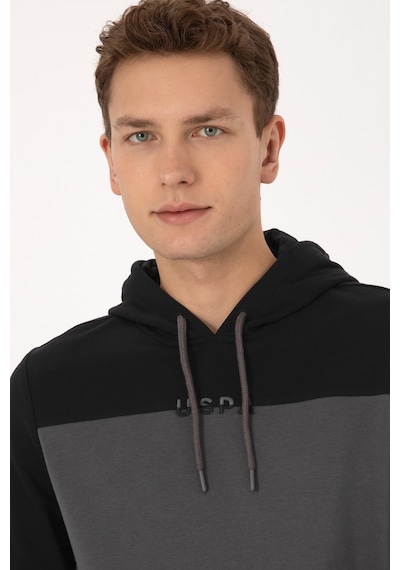U.s. Polo Assn. Erkek Siyah Sweatshirt 50315453-vr046 Siyah