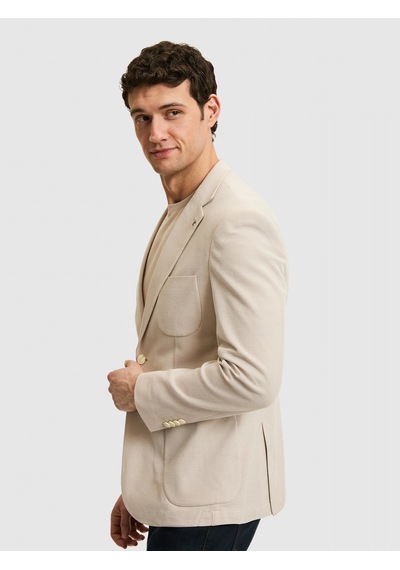 Cacharel Ekru Slim Fit Spor Ceket Bej