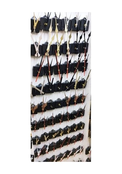 10 Mm Şaftlı Duvar Saat Mekanizması İle Sessiz Saat Motoru 0240-keçe-şekilli-48cm