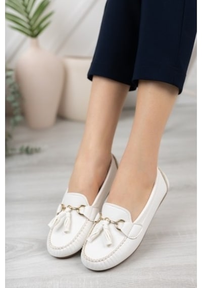 Khayt Tassel Casual Günlük Kadın Babet Ayakkabı