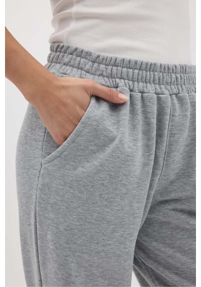 Buly Cozy Beli Lastikli Jogger Eşofman Altı Grimelanj