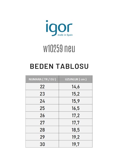 Igor  Neu Çocuk Hardal Çizme