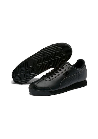 Puma Roma Erkek Spor Ayakkabı Retro Tasarım, Softfoam+ Konforlu Günlük Sneaker Siyah