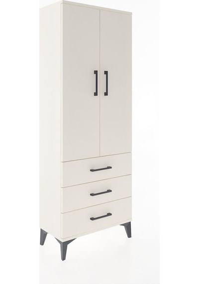 Arges Dolap 4 Raflı 3 Çekmeceli 2 Kapaklı 60x30x163 Aytaşı-ay... Aytaşı