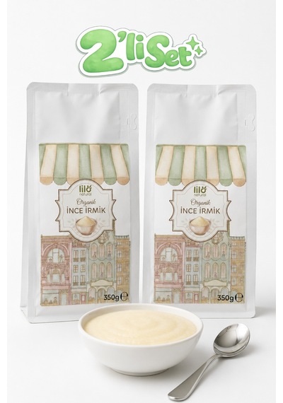Organik İnce İrmik 2'li Seti Organik Sertifikalı 350 G Kilitli Ambalaj, Bebek Ek Gıdasına Uygun Durum Buğdayı İrmiği - 883947787 Diğer Organik İnce İrmik 2'li Seti Organik Sertifikalı 350 G Kilitli Ambalaj, Bebek Ek Gıdasına Uygun Durum Buğdayı İrmiği - 883947787 Diğer
