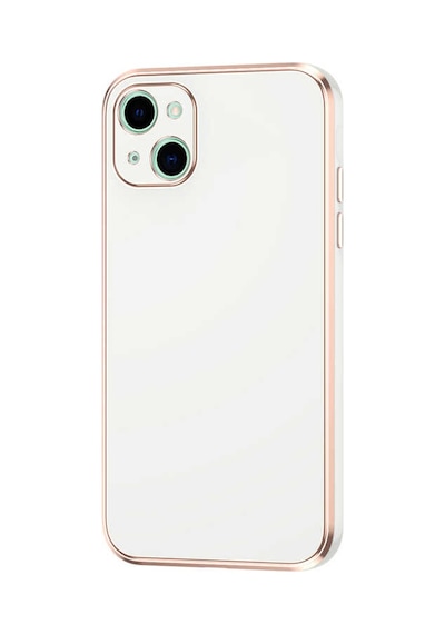Zore İphone 13 Uyumlu Nvth Bark Kılıf-beyaz