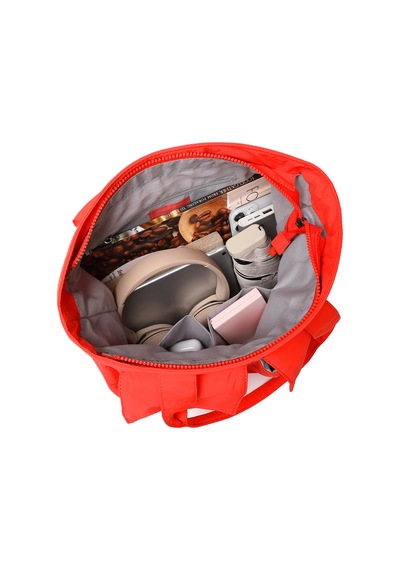 Smart Bags Siyah Ultra Hafif Kumaş Günlük Büyük Boy Kadın Omuz Çantası