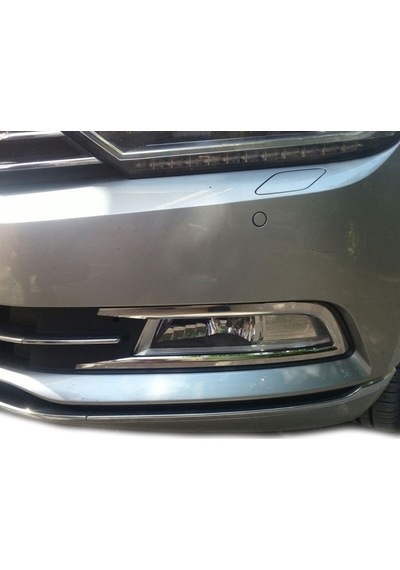 Volkswagen Passat B8 Sis Farı Çerçevesi 2 Prç. P. Çelik 2015 Ve S