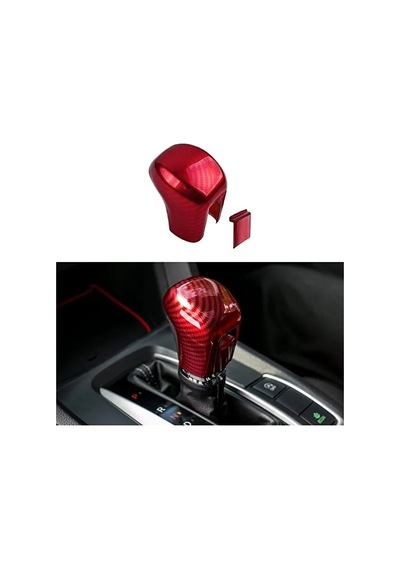 Honda Civic Fc5 / Fk7 Karbon Fiber Vites Topuzu Kaplama Koruma 2'li Set Kırmızı