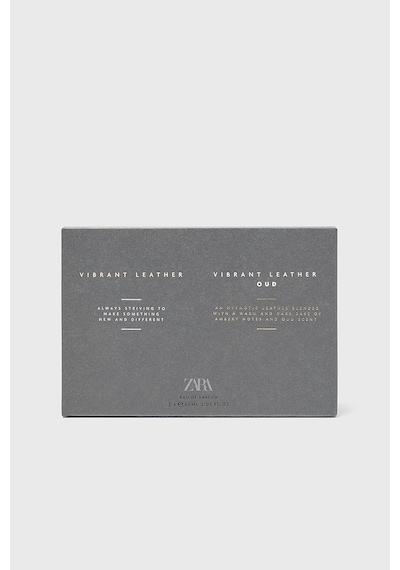 Zara Vibrant Leather + Vibrant Leather Oud EDP 2 x 60 ML