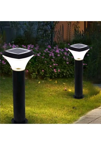 Forlife 100watt Güneş Enerjili Solar Bahçe Armatürü 60cm Direkli Fl-3337