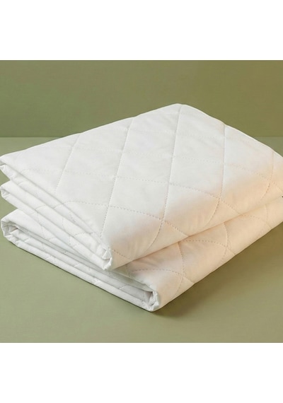 Mavera Life Su Geçirmez Kapitone Yastık Alezi Seti 2 Adet - Fermuarlı Koruyucu Kılıf 50x70 Cm Beyaz
