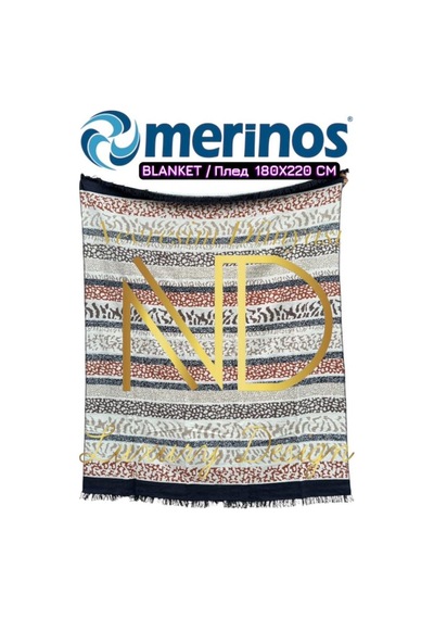 Merinos Sanna Çift Kişilik Battaniye Çok Renkli