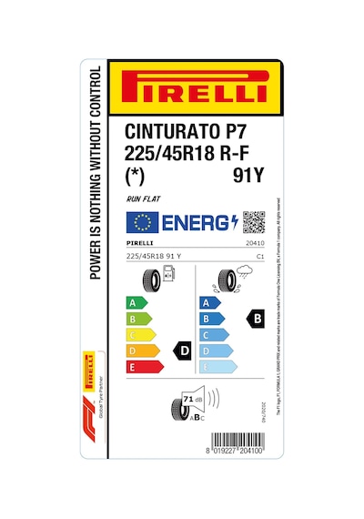 Pirelli 225/45R18 91Y Rft Cınturato P7 Yaz Lastiği Lastigi 2026