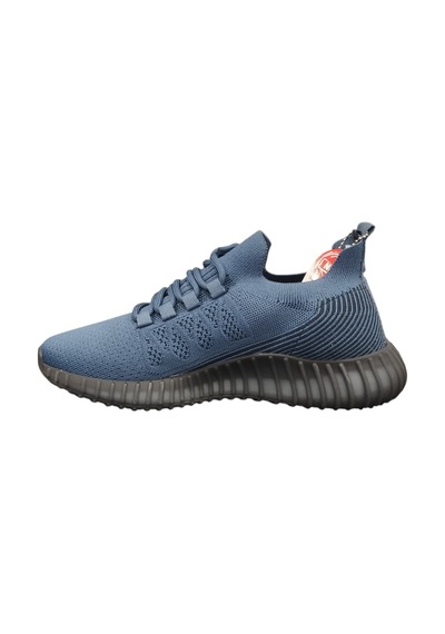 Wickers 2873m Erkek Triko Ortopedik Erkek Sneaker Spor Yürüyüş Ayakkabı Lacivert