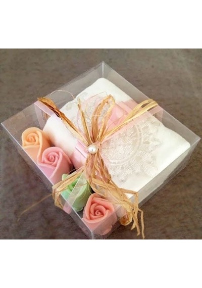 Şeffaf Asetat Kutu 9x9x3 Cm 10 Adet