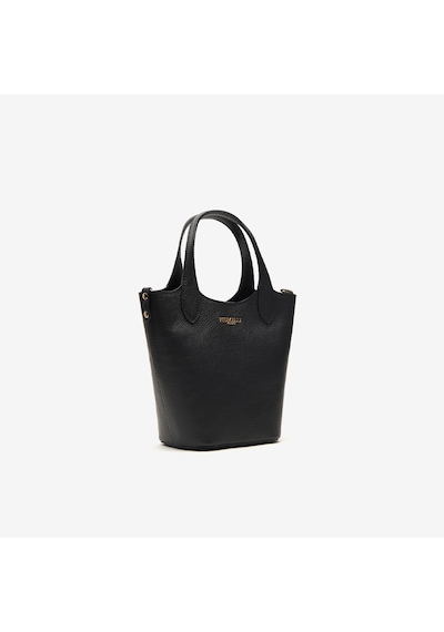 D28 Black Omuz Çantası Kadın Top Piumelli Milano Bag siyah