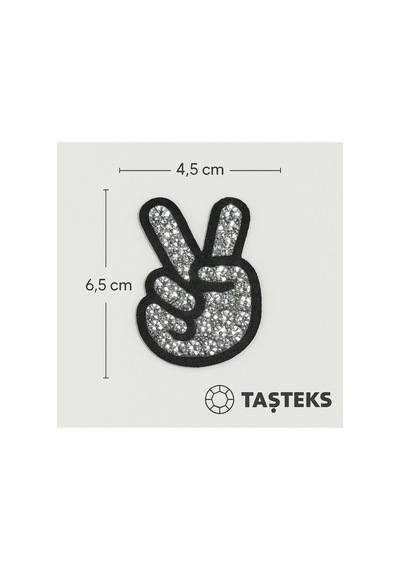 Taşlı Ütülenebilen Veya Sticker Olarak Kullanılabilen El Modeli