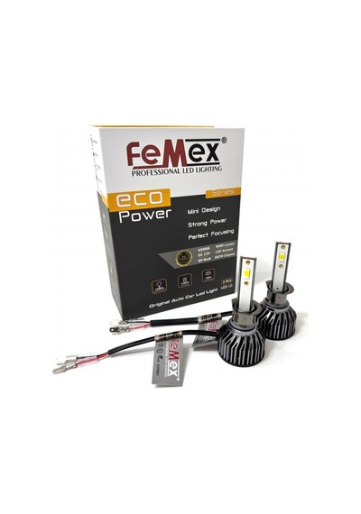Femex Fiat Doblo D2 2005-2010 Sis Far Led Ampul Eco Power H3