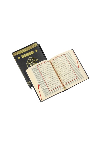 Kabeli Çanta Boy Fermuarlı Mealli Kuranı Kerim