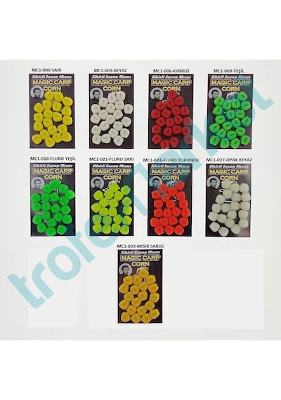 Magic Carp Mc1 Serisi Large 12Mm Yüzen Silikon Mısır Sazan Yemi