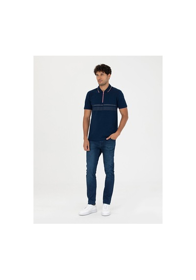 Pierre Cardin Slim Fit Tişört 50264202-vr033 Lacivert