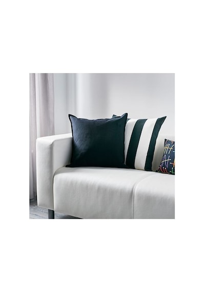 Ikea Gurlı Yastık Kılıfı 50 X 50 Cm Siyah