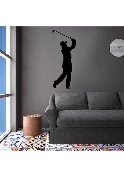 Golf Folyo Sticker 70cm Uzunluk Siyah