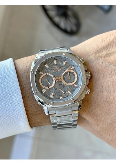 Ferro Fm11652awt-a4 Quartz Çelik Gri 42 Mm Erkek Kol Saati Gri