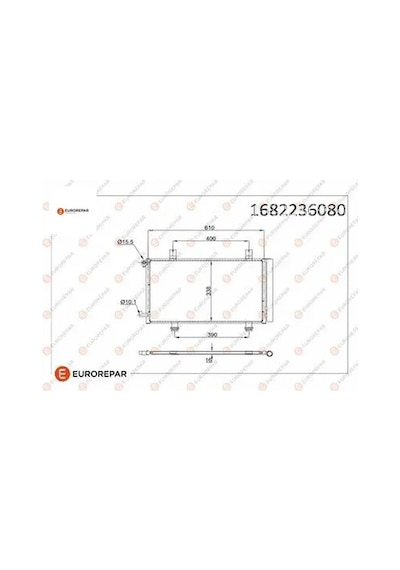 Erp Klima Radyatörü Suzukı Sx4 Ey,gy Fiat Sedıcı 189 Eurorepar 1682236080