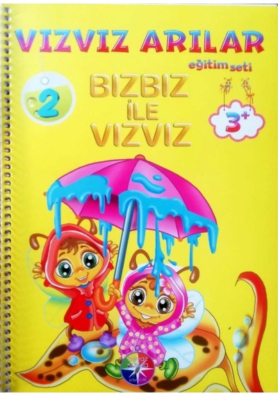 Beyaz Pusula 3 - 4 Yaş Vızvız Arılar Eğitim Seti 9 Kitap N11.2670