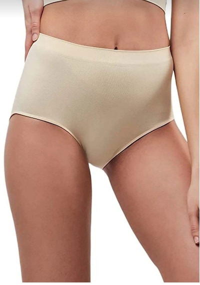 Elit Life 811 A-01 Bayan Yüksek Bel Dikişsiz Esnek Slip Külot Tekli Ten