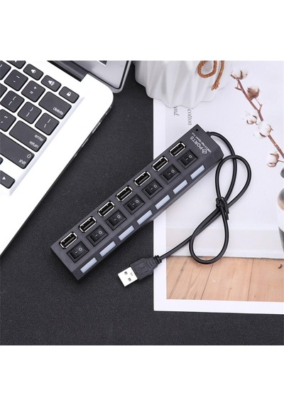 Daytona A4874-7 Portlu Usb 2.0 Hub Switch Çoklayıcı Çoğaltıcı