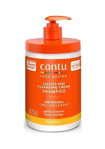 Cantu Shea Yağı Doğal Saçlar için Sülfat Içermeyen Temizleyici Krem Şampuan 709 G