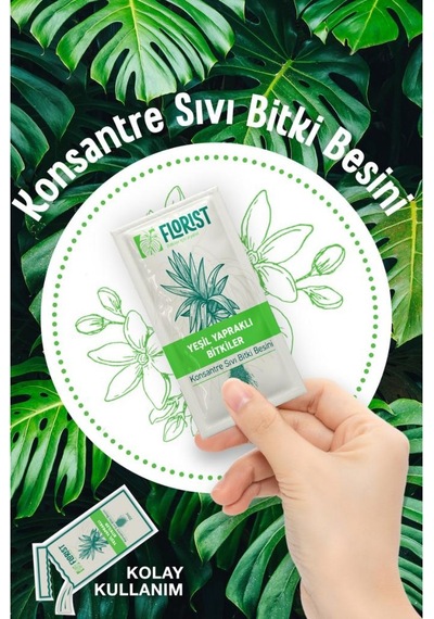 Florist Yeşil Yapraklı Bitkiler Sıvı Konsantre Bitki Besini 200