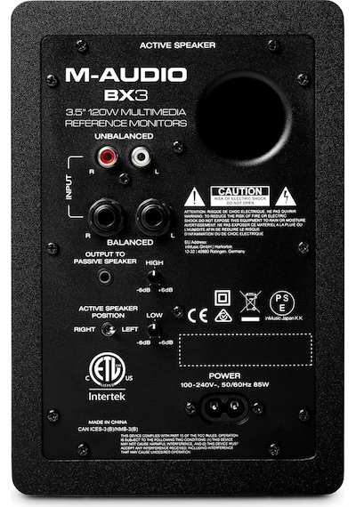 M-Audıo Bx3 Monitör Sistemi Çift M-Audıo Bx3 Monitör Sistemi Çift
