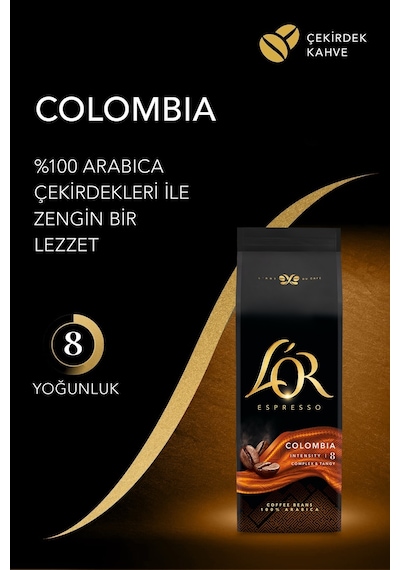 L'or Espresso Colombıa Çekirdek Kahve 500 G