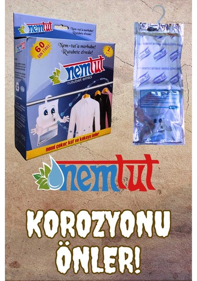Nem Alıcı Rutubet Giderici Küf Ve Koku Önleyici Korozyon Önleyici 2 Kg 2 Kutu 4 Paket