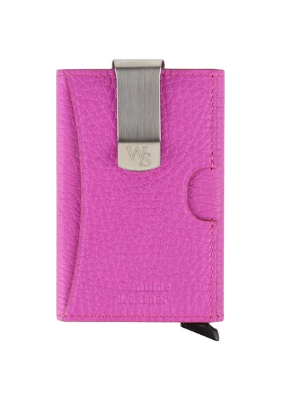Walsmart Cover Clip Floater Akıllı Mekanizmalı Deri Cüzdan Fuşya
