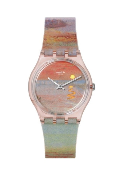 So28z700 Swatch Turner's Scarlet Sunset Unisex Kol Saati Çok Renkli