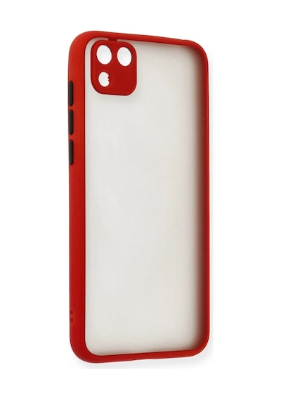 Huawei Y5p Uyumlu Kılıf Montreal Silikon Kapak - Kırmızı