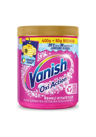 3 Adet Vanish Multipower Toz Pembe 480 G