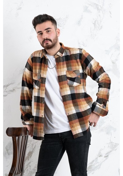Advante Slimfit Çift Cep Erkek Oduncu Gömlek Advante Slimfit Çift Cep Erkek Oduncu Gömlek