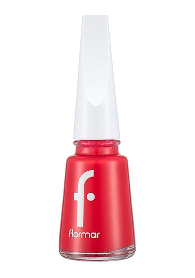 Flormar Nail Enamel Yüksek Pigmentli & Parlak Bitişli Oje Fne-377 Red Coral
