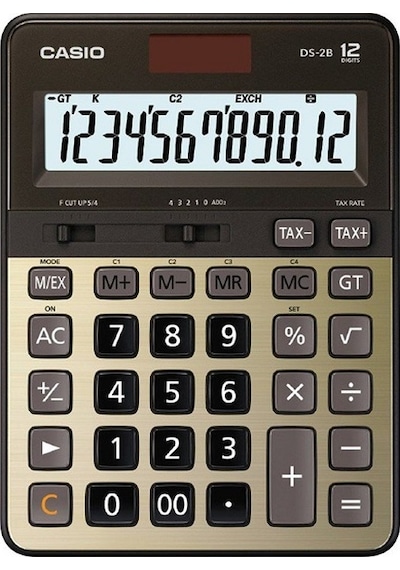 Casio Ds-2B-Gd Profesyonel Masaüstü Hesap Makinesi - 12 Hane