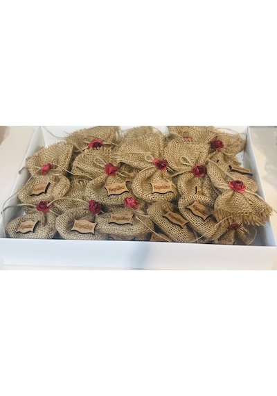 Kinagecesimalzeme Kına Gecesi Kına Malzemeleri Hediyelik Hasır (Naturel) Kına Kese