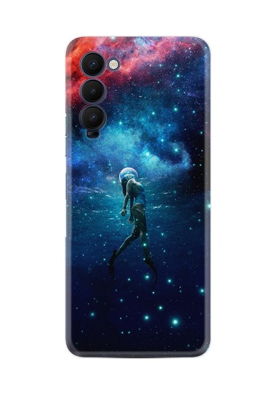 Tecno Camon 18 Premier Kılıf Resimli Desenli Silikon Platinium Series Deep Woman 1844