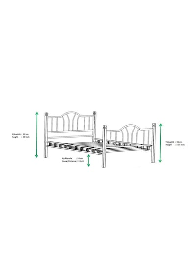 Argimo Pasifik Tek Kişilik Ferforje Tarz Ahşap Siyah Metal Karyola 100x200 Diğer Argimo Pasifik Tek Kişilik Ferforje Tarz Ahşap Siyah Metal Karyola 100x200 Diğer